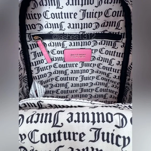 Juicy Couture Pink Heart Backpack - Picture 5 of 7